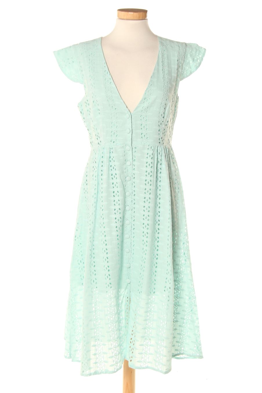 Vestido casual de DIVNI Sao Paulo de la talla S, de color turquesa
