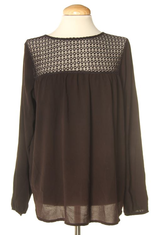 Blusa a maniche lunghe