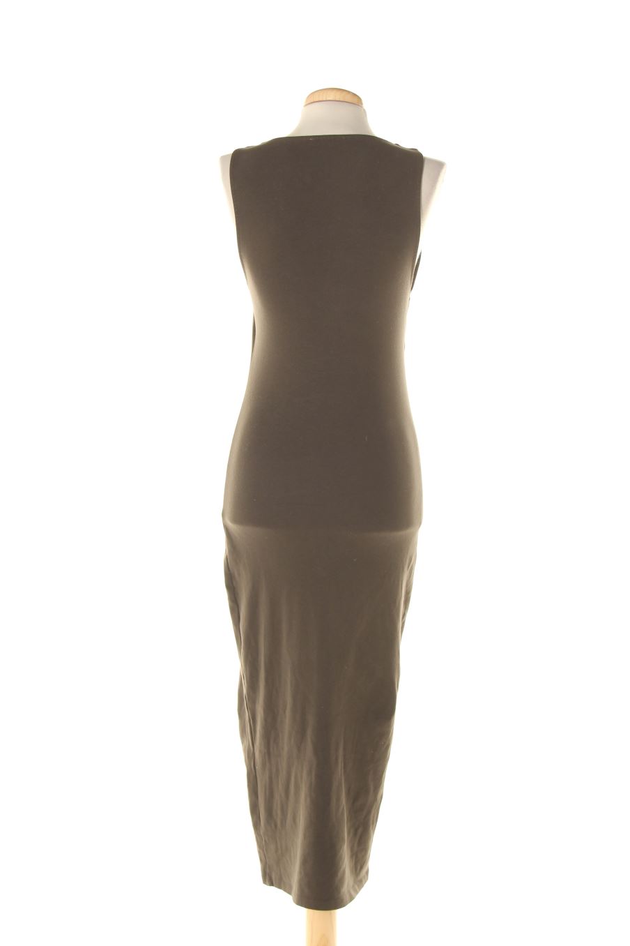 Vestido casual de Zara de la talla L, de color verde