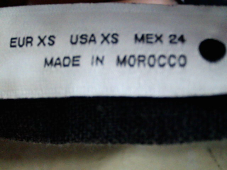Falda de Zara de la talla XS, de color negro