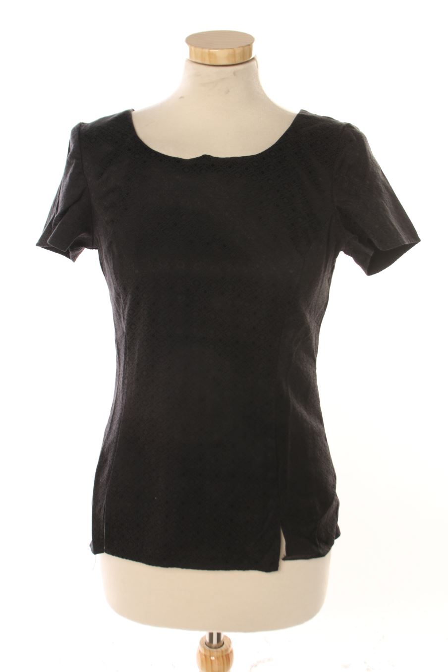 Blusa de manga corta de Coercion de la talla XS, de color negro