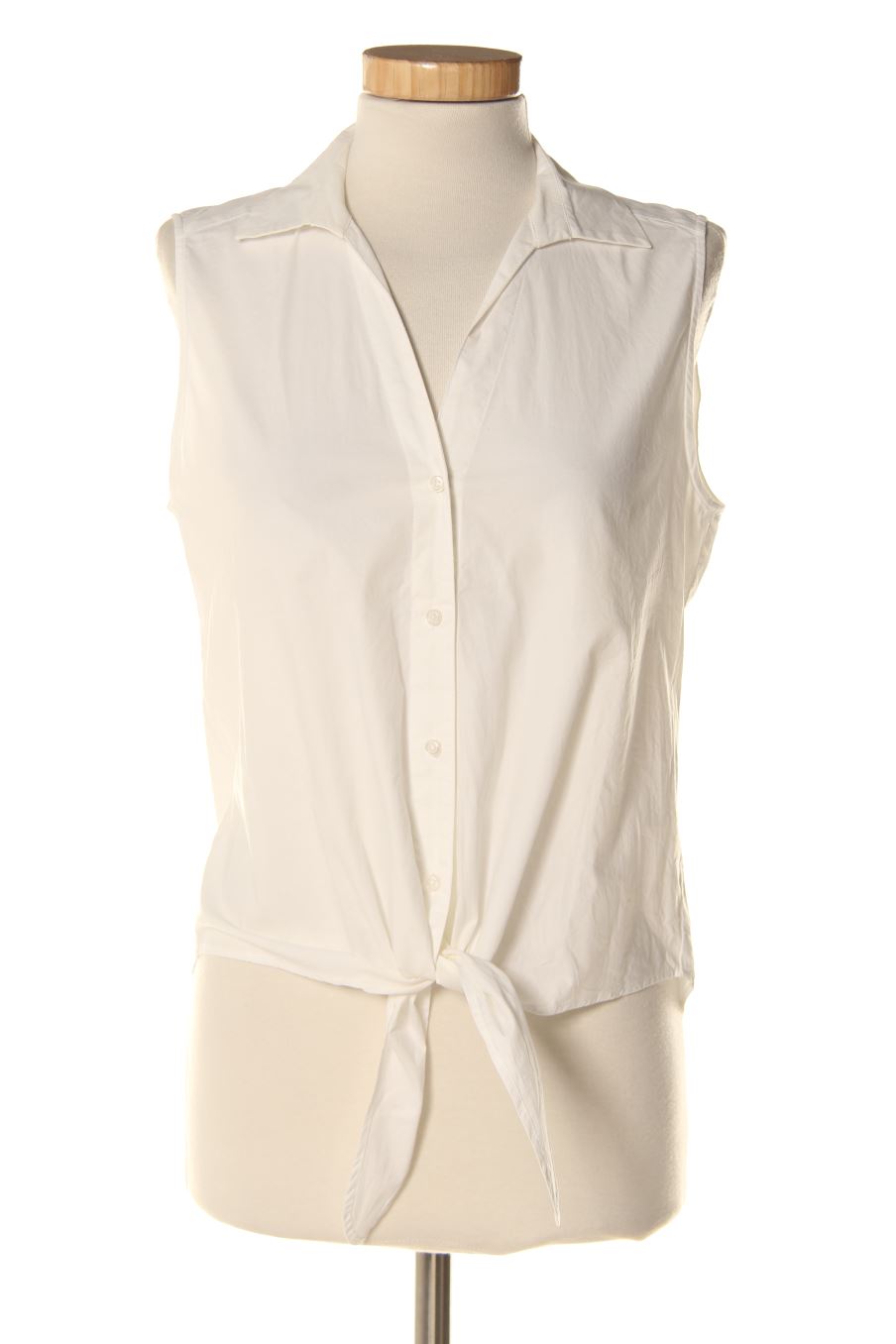 Chemise sans manches Caroll de la taille 36, de couleur blanc