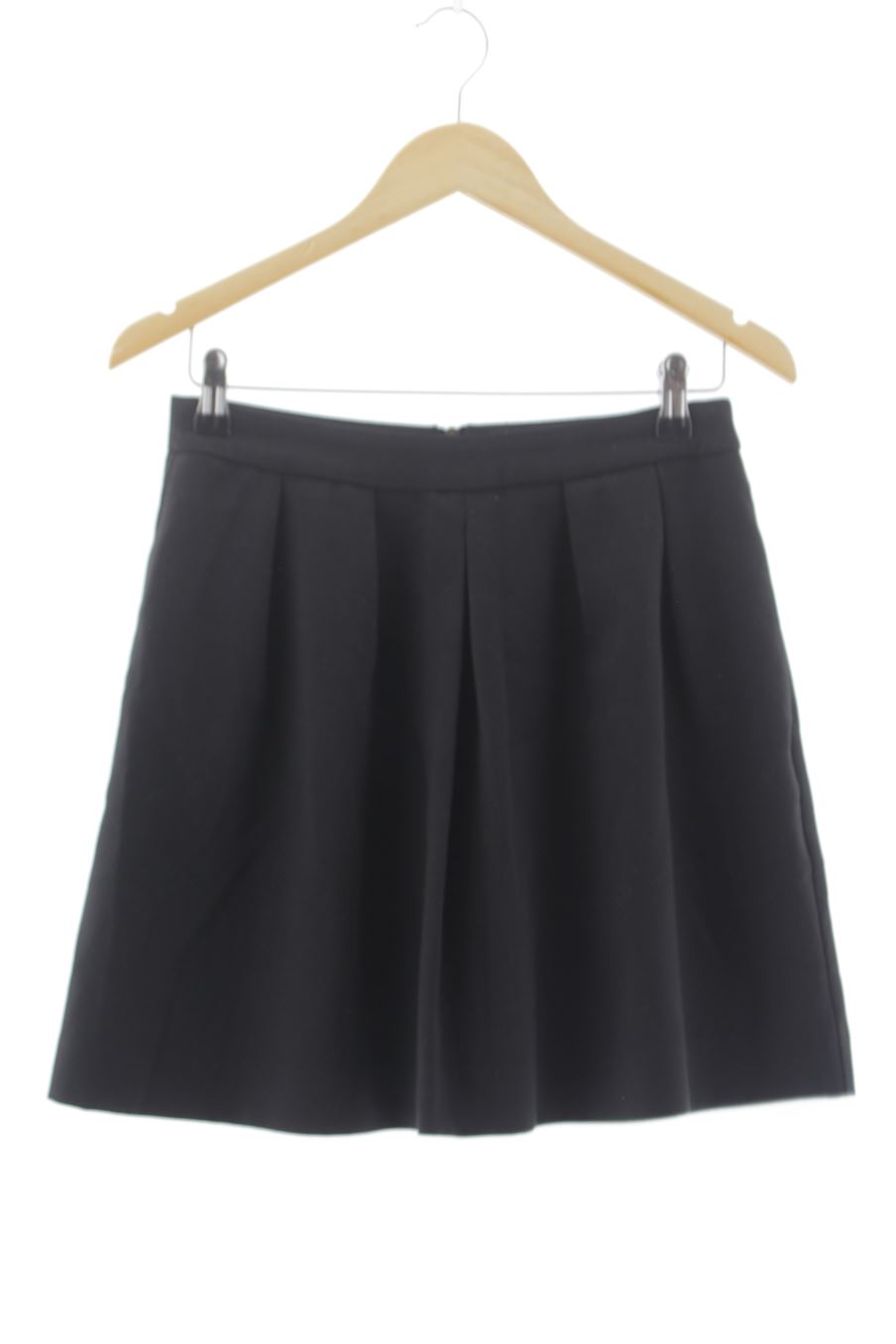 Falda de Stradivarius de la talla 38, de color negro