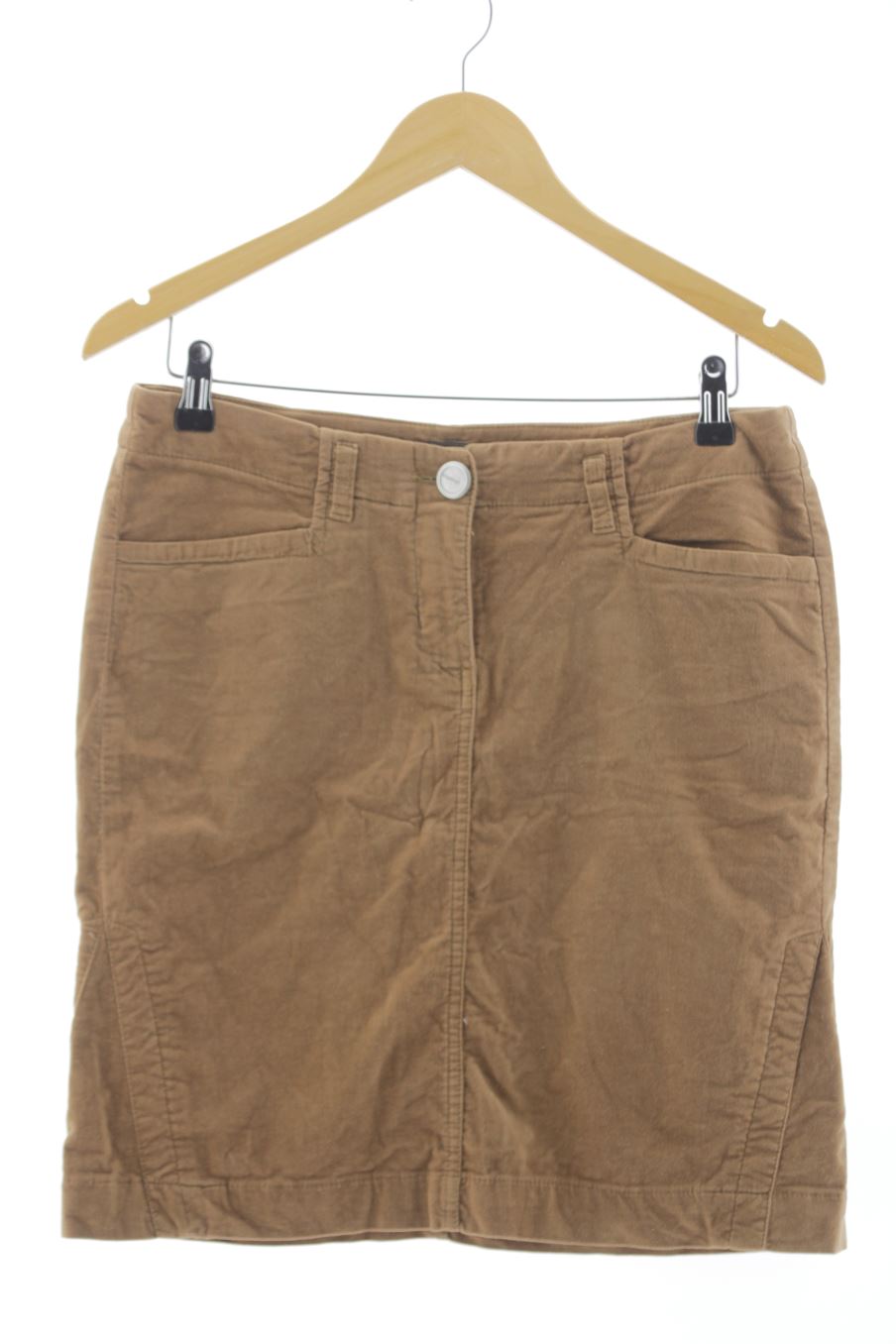 Falda de Promiss de la talla 38, de color marrón