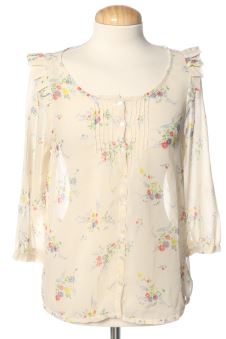 Blouse à manches longues S Stradivarius