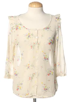 Blusa a maniche lunghe S Stradivarius, foto 1 di 2