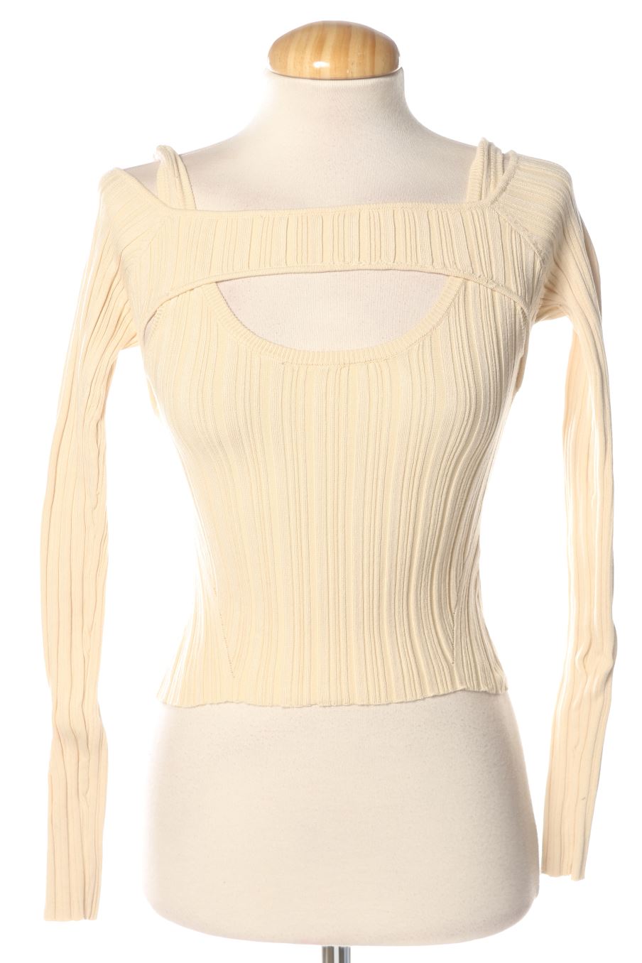 Pullover von Bershka Größe S, Farbe Beige, für