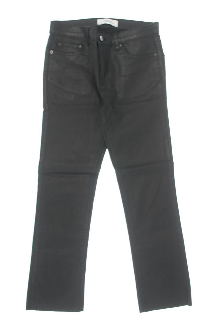 Vaqueros de Zara de la talla 36, de color negro de ropa vaquera