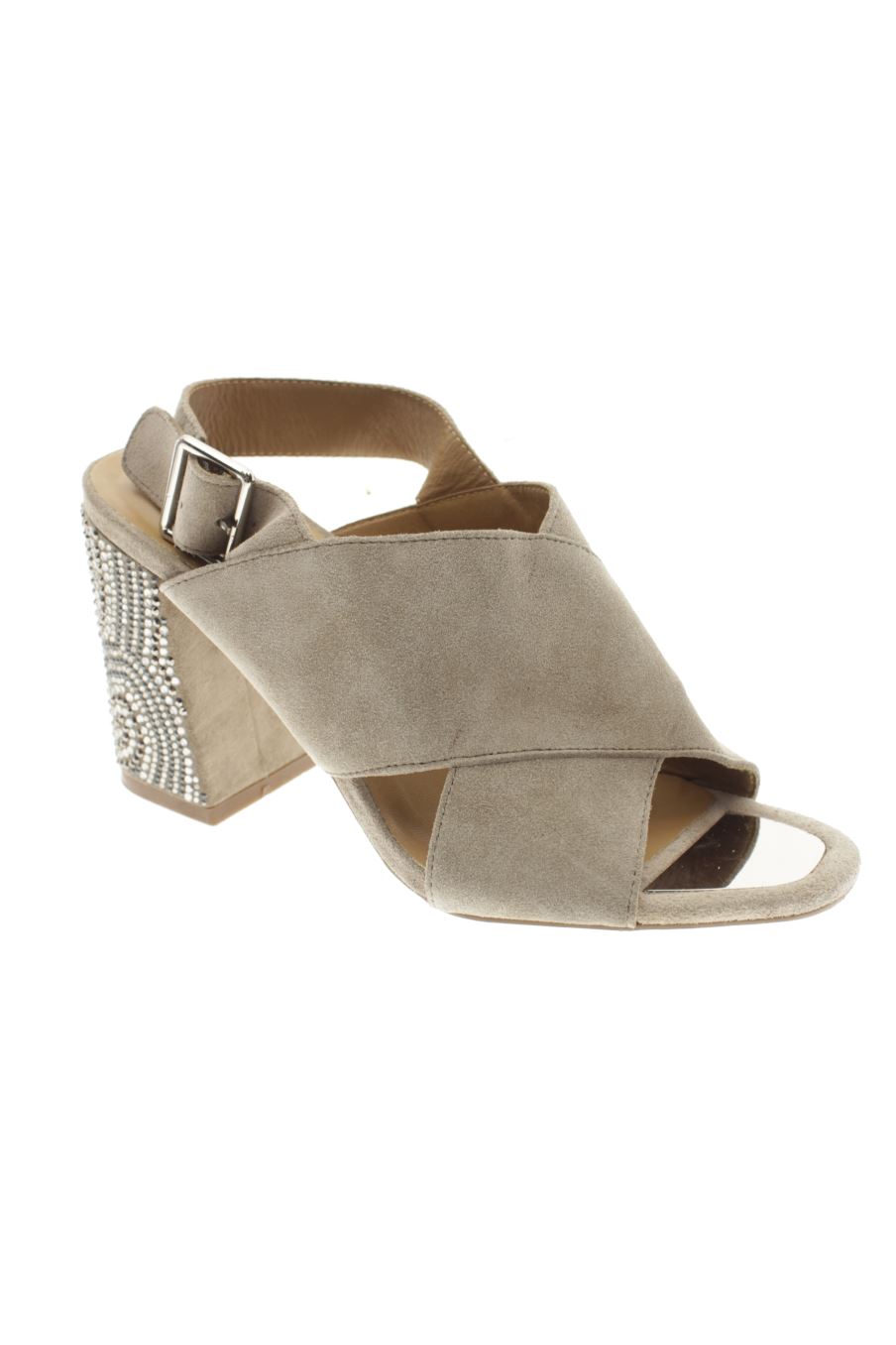 Sandalias tacon de Alma En Pena. de la talla 39, de color gris de
