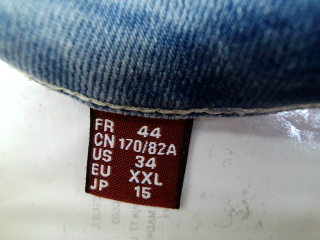 Jeans Comptoir des Cotonniers de la taille 44, de couleur bleu de denim