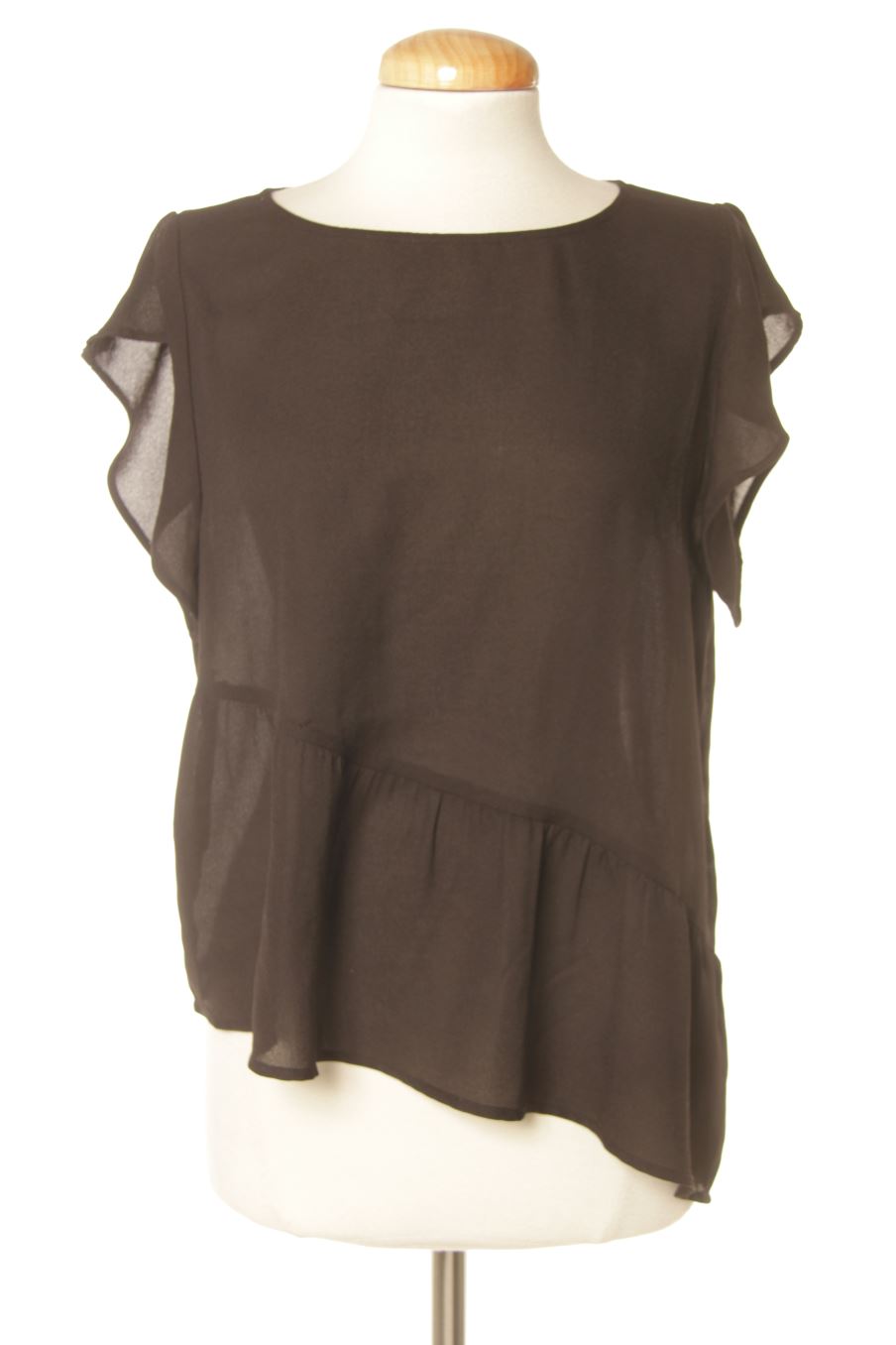 Blouse à manches courtes Vero moda de la taille S, de couleur noir