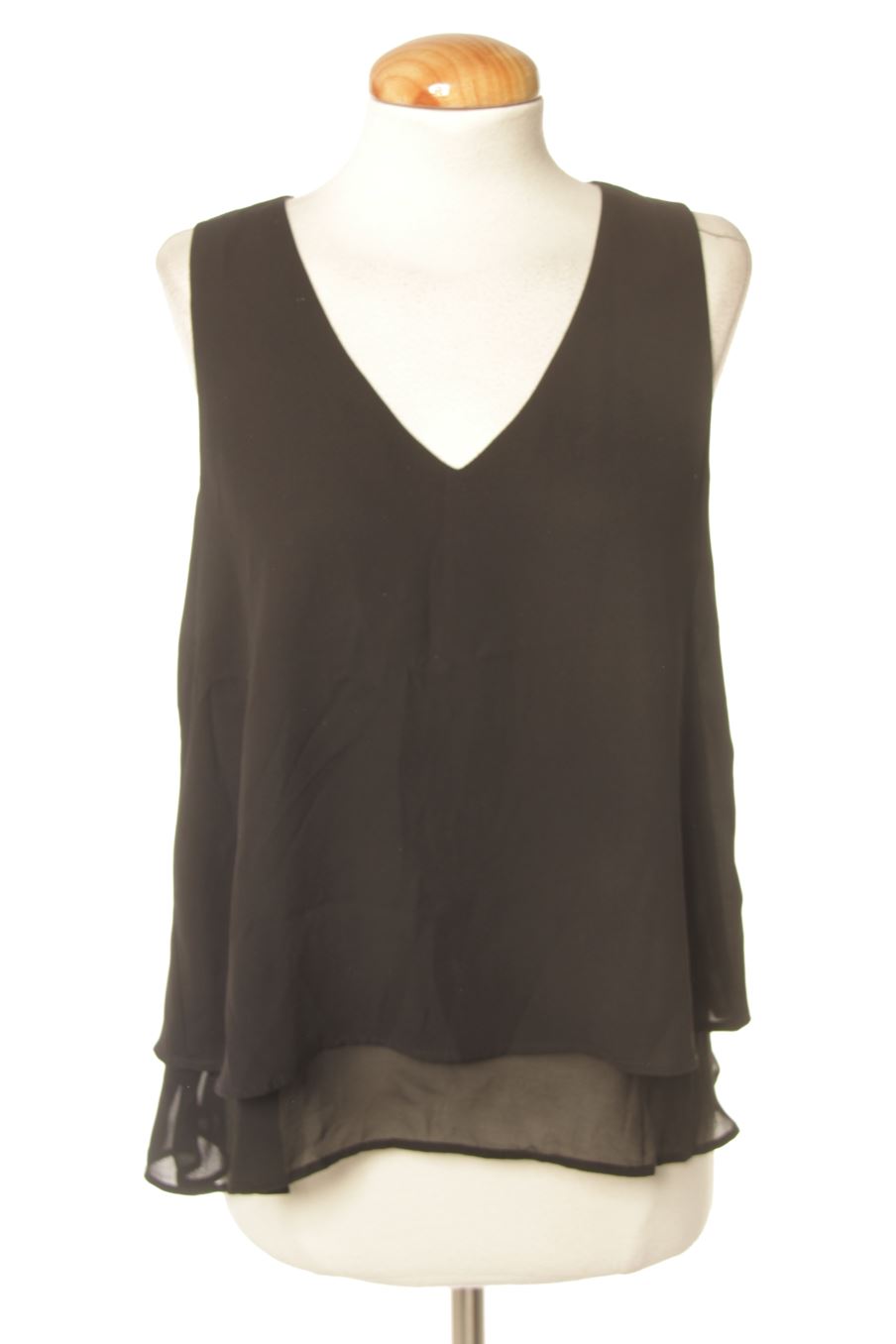 Top Zara de la taille XS, de couleur noir