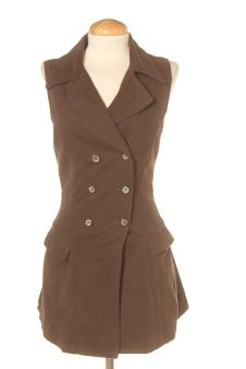 Chaleco de tela M Mango