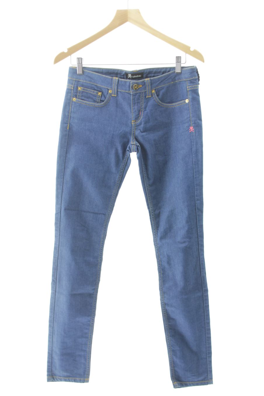 Jeans Tokidoki de la taille 38, de couleur bleu de denim