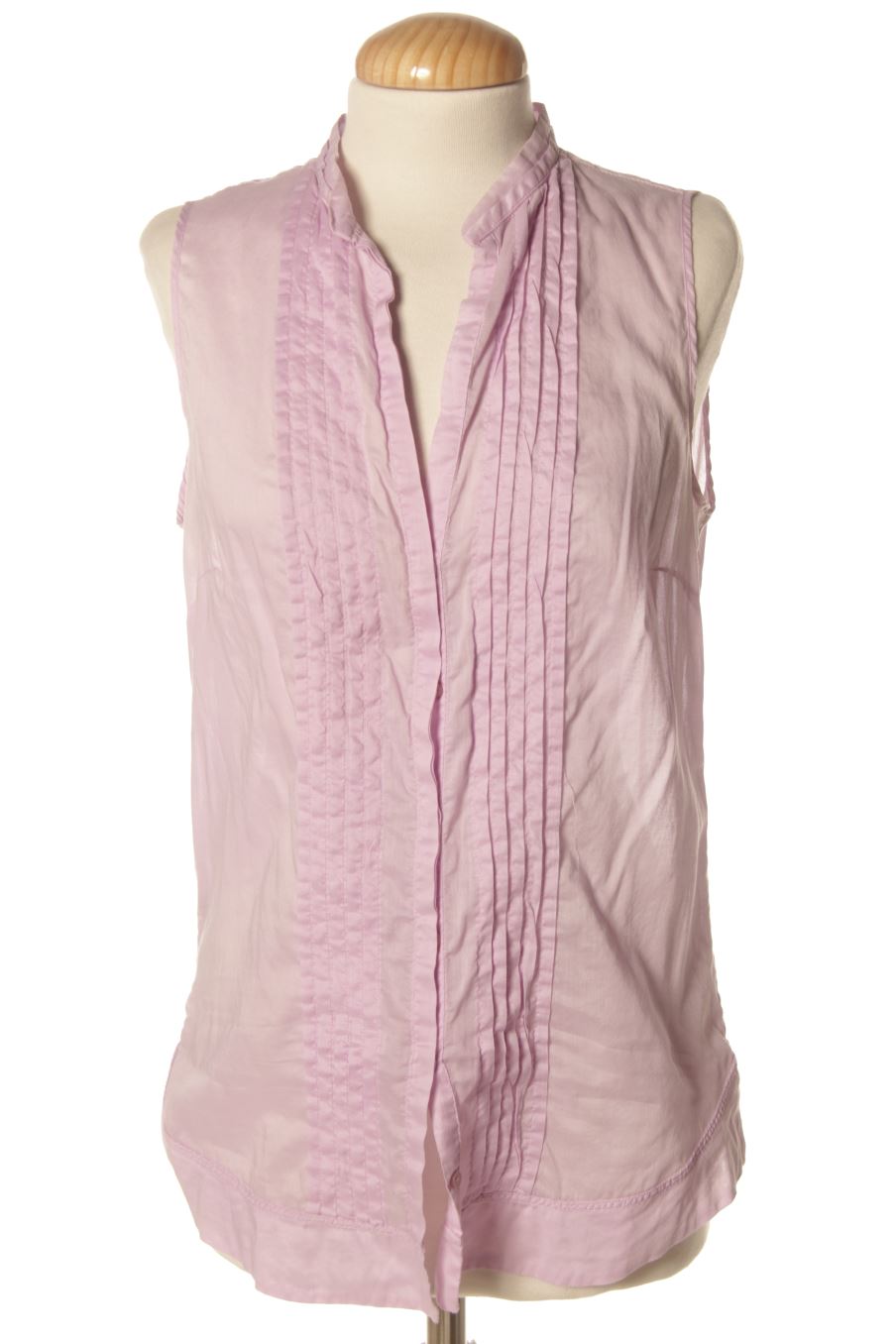 Blusa de manga corta de Massimo Dutti de la talla 40, de color morado