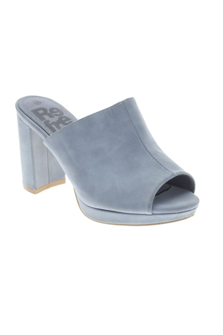 Sandalias tacon de Refresh de la talla 36, de color azul de