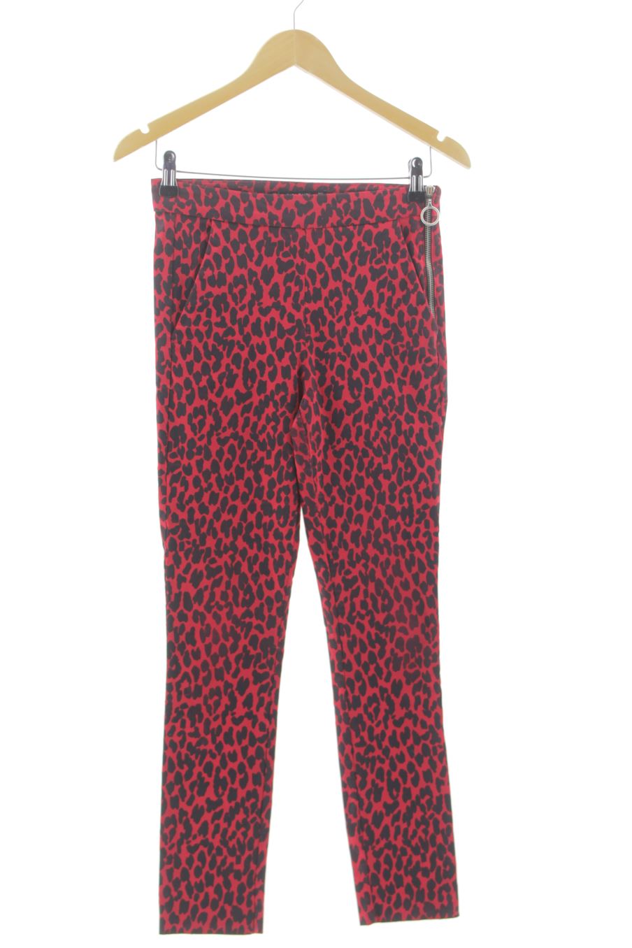 Pantaloni de Zara de la talla XS, de color stampa animalier