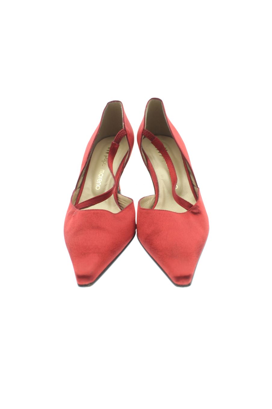 Zapatos de tacon de pepe moreno de la talla 36, de color rojo de
