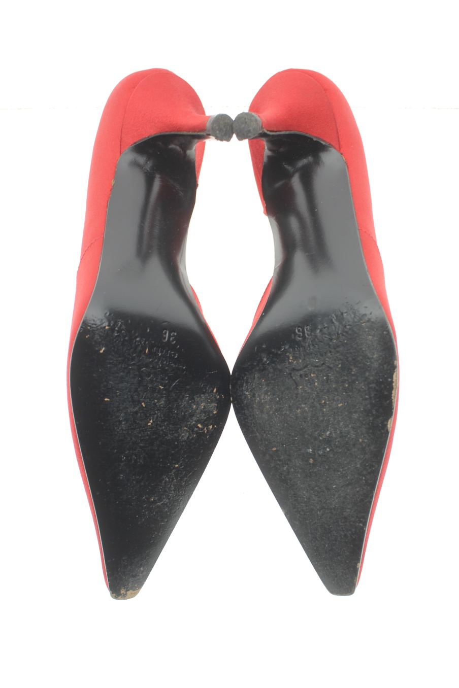Zapatos de tacon de pepe moreno de la talla 36, de color rojo de