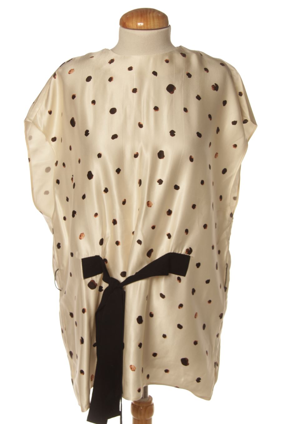 Blouse à manches courtes Mango de la taille M, de couleur beige