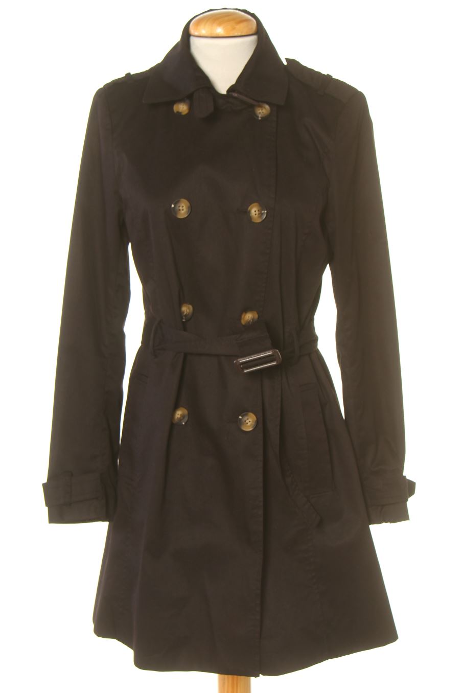 Gabardine Stradivarius de la taille M, de couleur noir