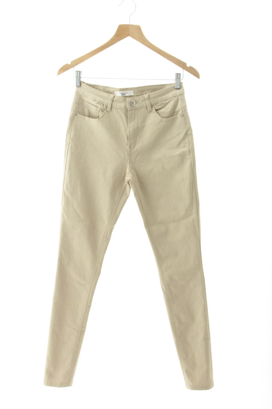 Jeans von Monday Größe L, Farbe Beige, für