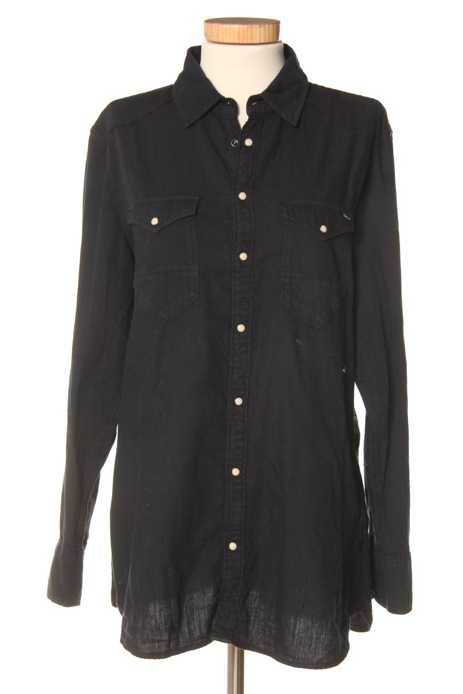 Chemise G-Star de la taille L, de couleur bleu marine