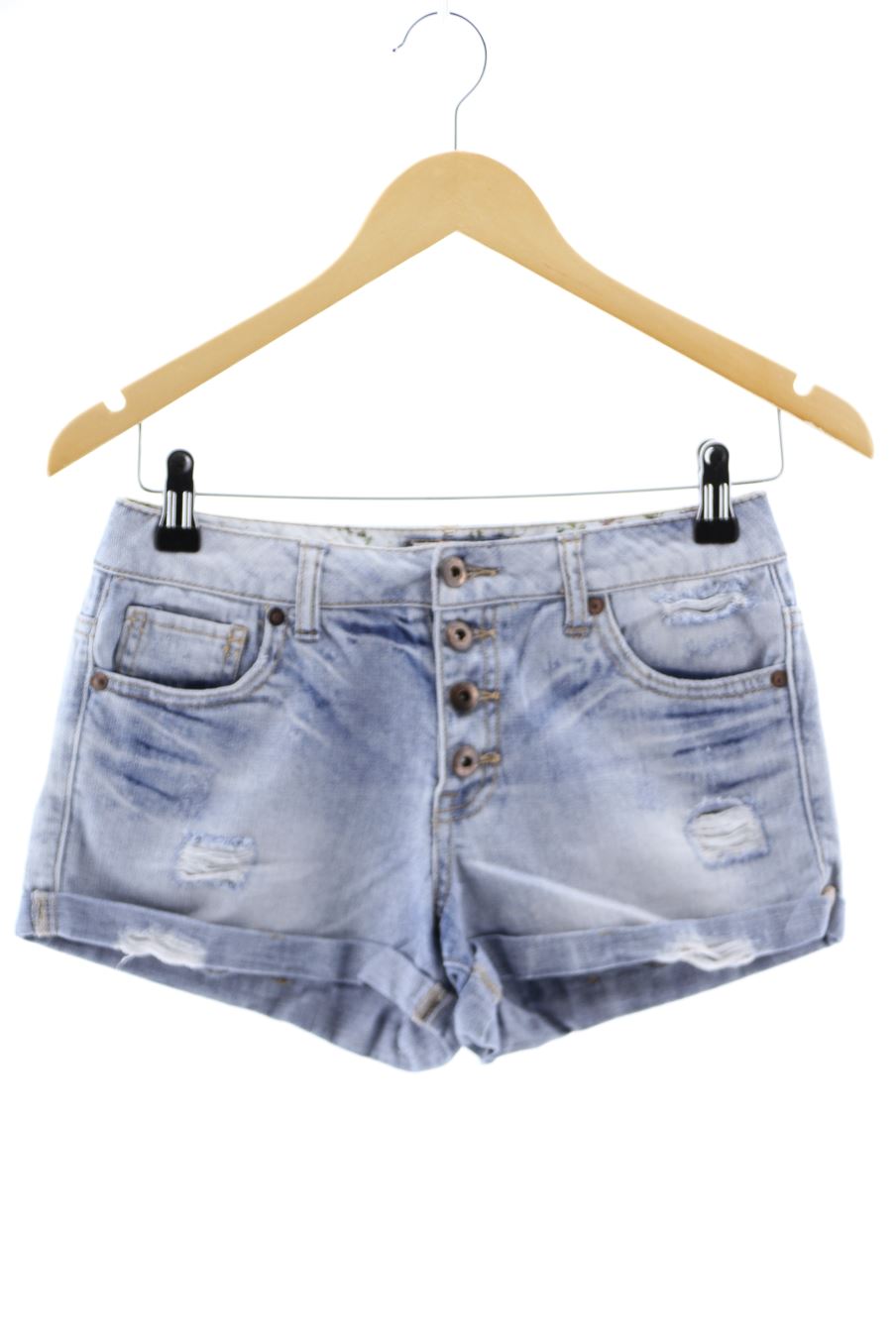 Shorts Forever 21 de la taille 34, de couleur bleu de denim