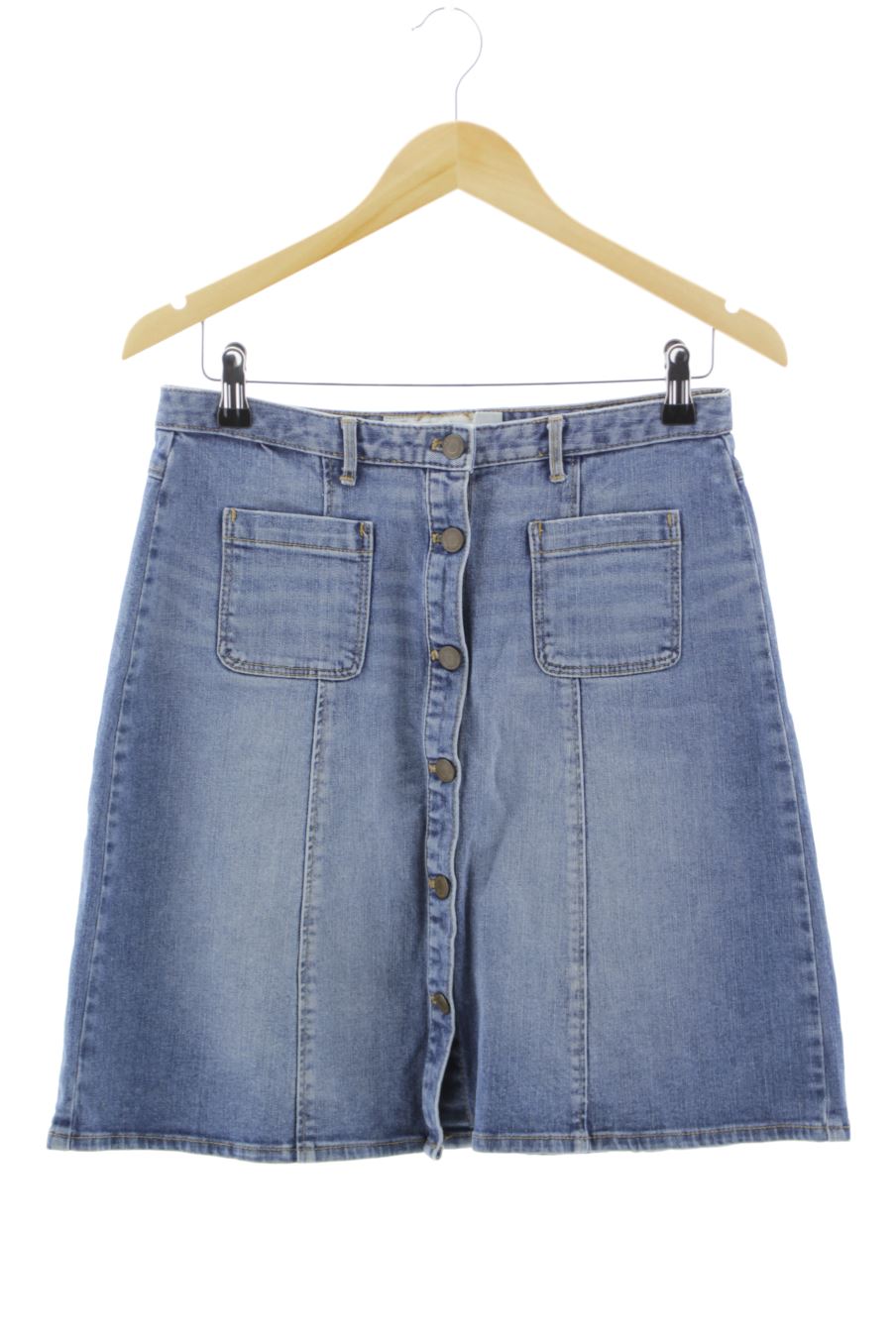 Jupe H&M de la taille 38, de couleur bleu de denim