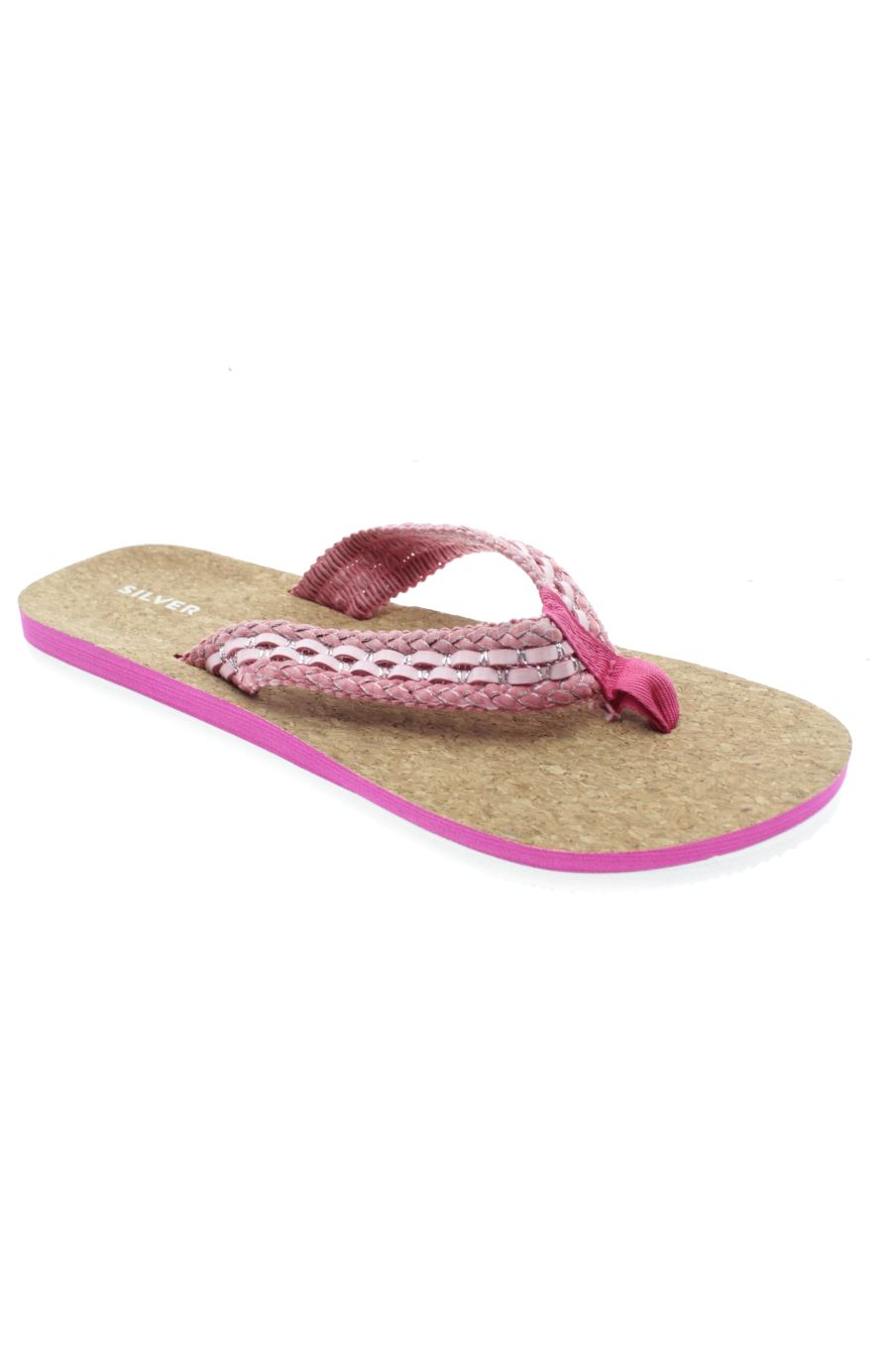 Chanclas de Silver de la talla 40, de color rosa de