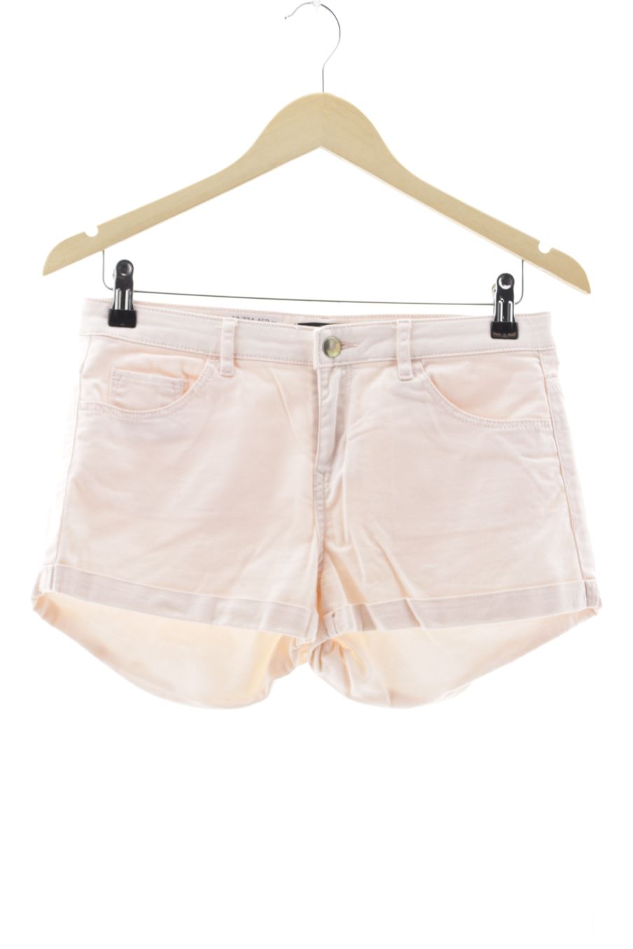 Pantalón corto de H&M de la talla 36, de color rosa de ropa vaquera