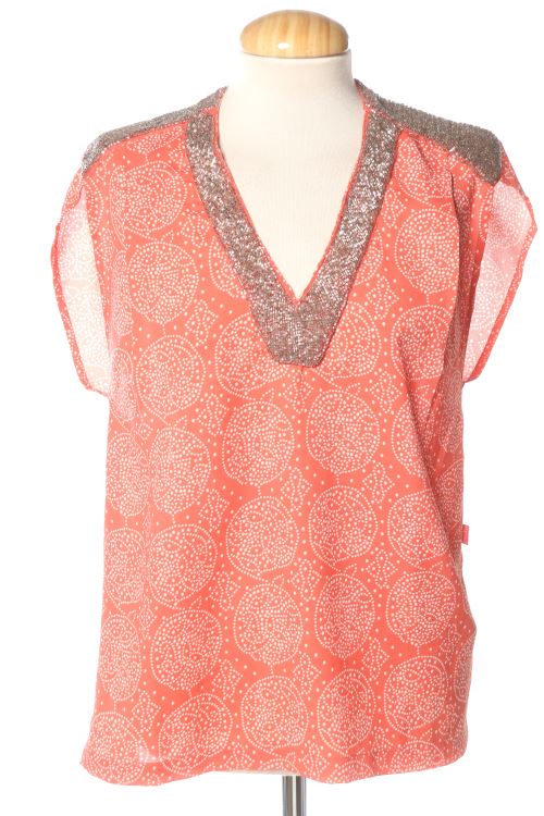 Kurzärmelige Bluse