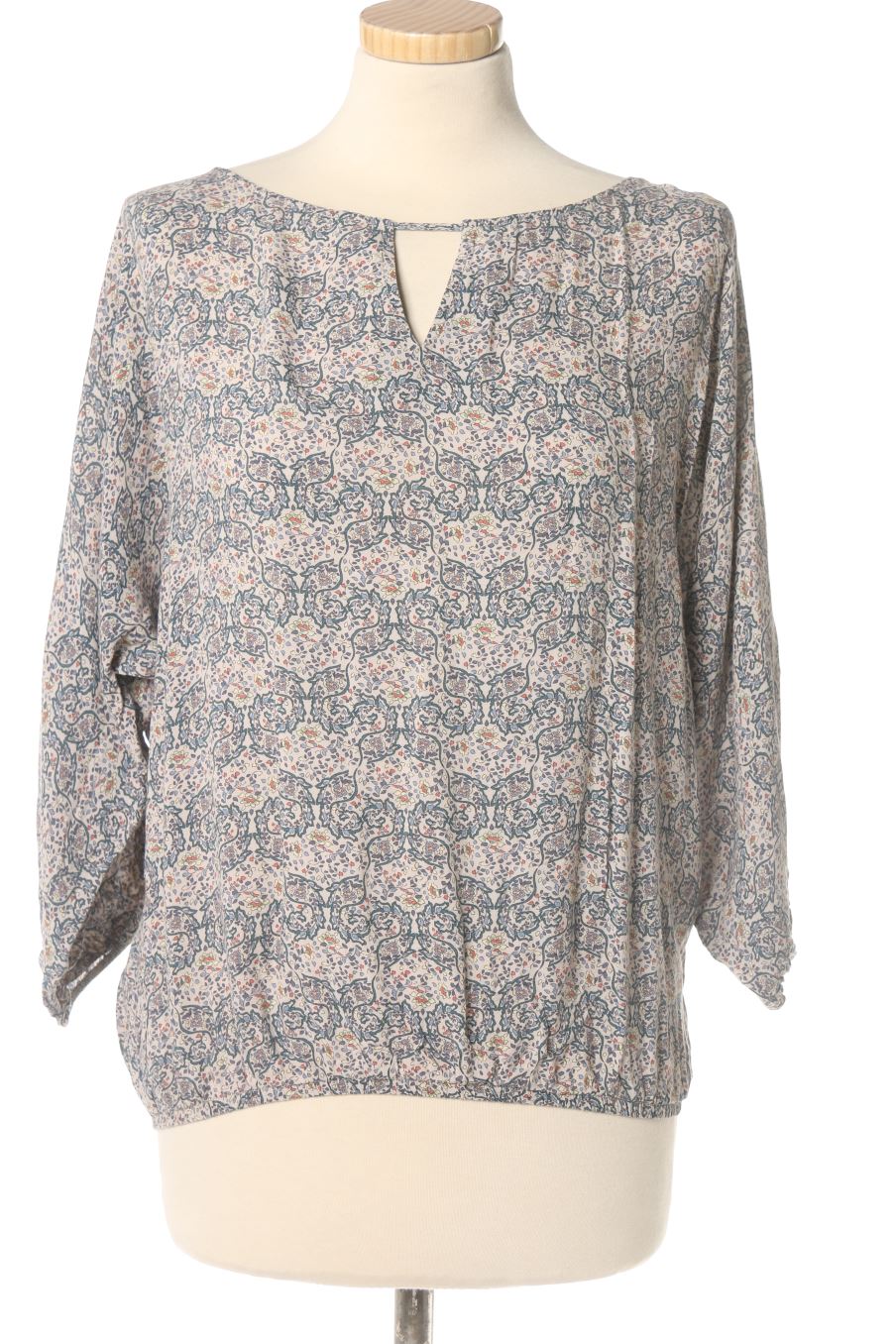 Blouse à manches courtes Promod de la taille M, de couleur fleurs