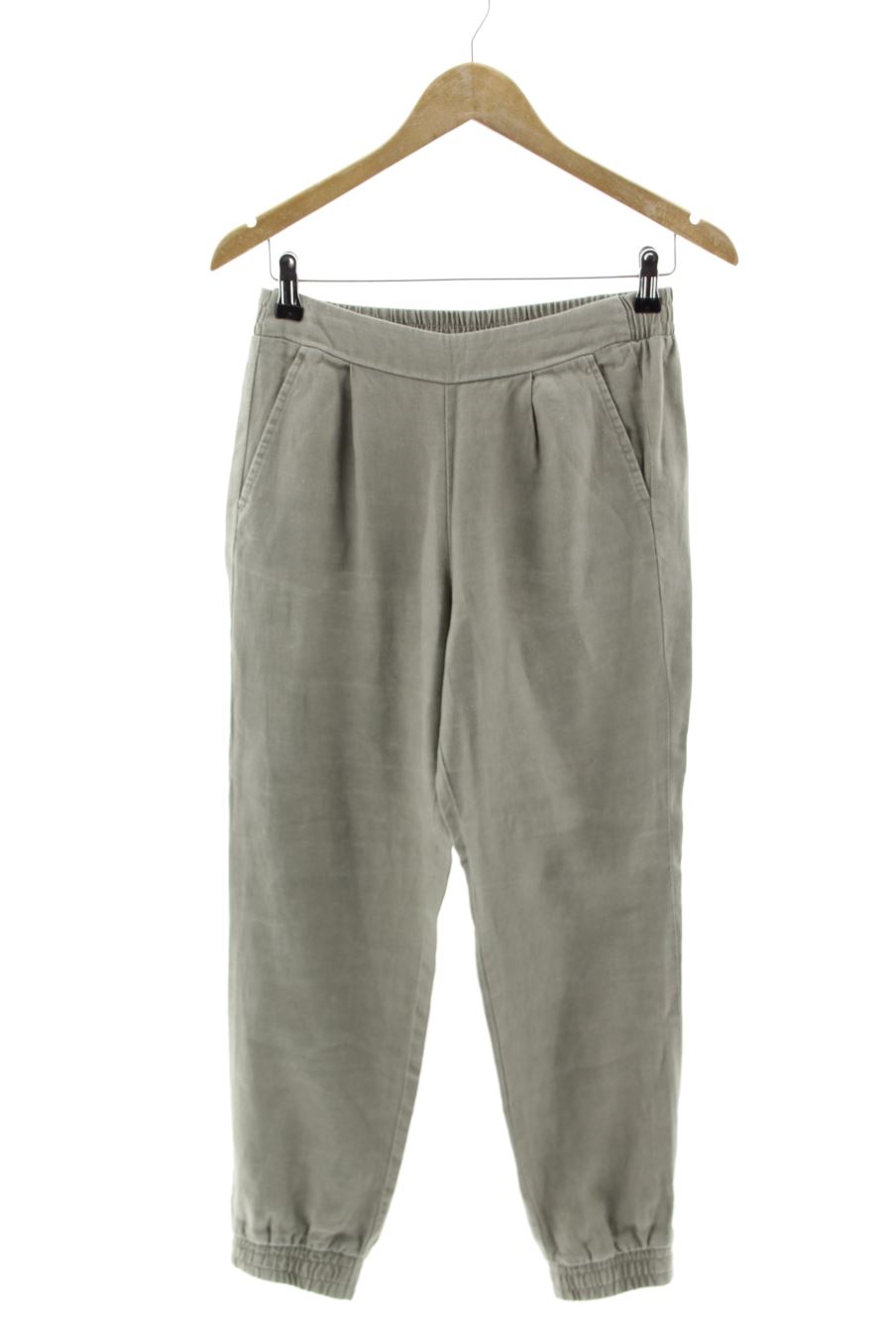 Pantalón Casual de Benetton de la talla 36, de color gris