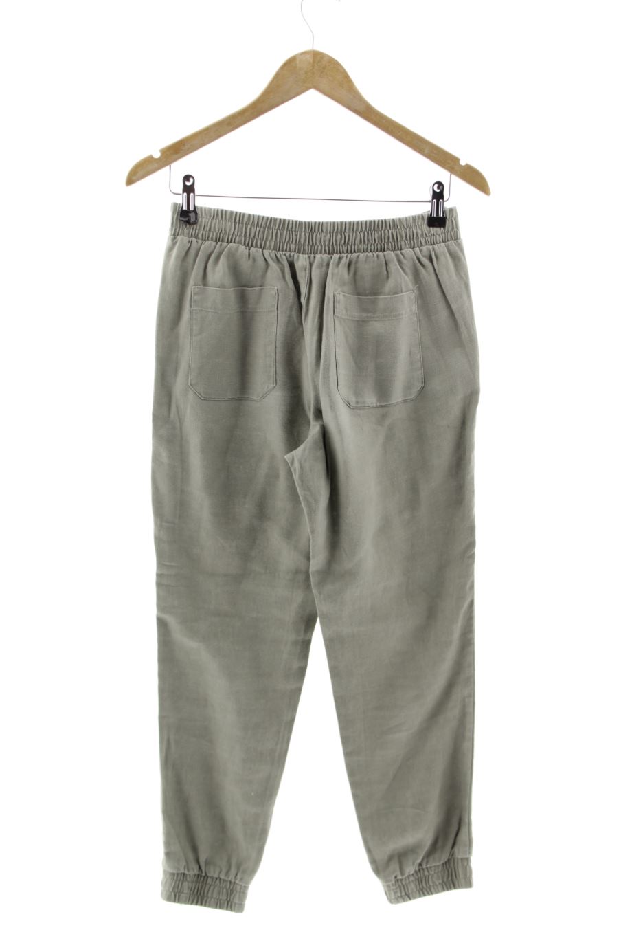 Pantalón Casual de Benetton de la talla 36, de color gris