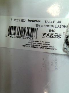 Jupe Monoprix de la taille 38, de couleur animal print