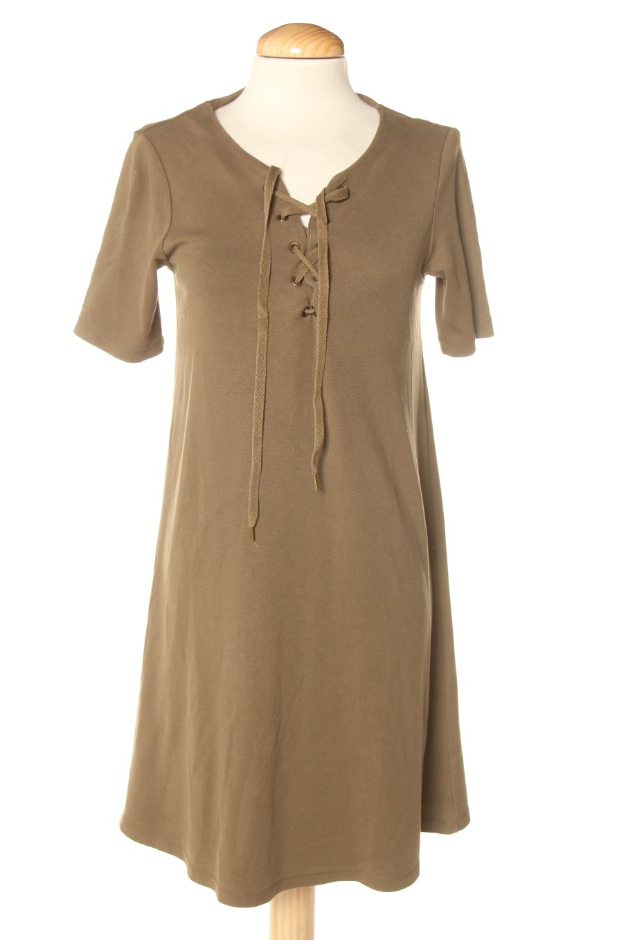 Einfaches Kleid von Vila Größe XS, Farbe Grün, für