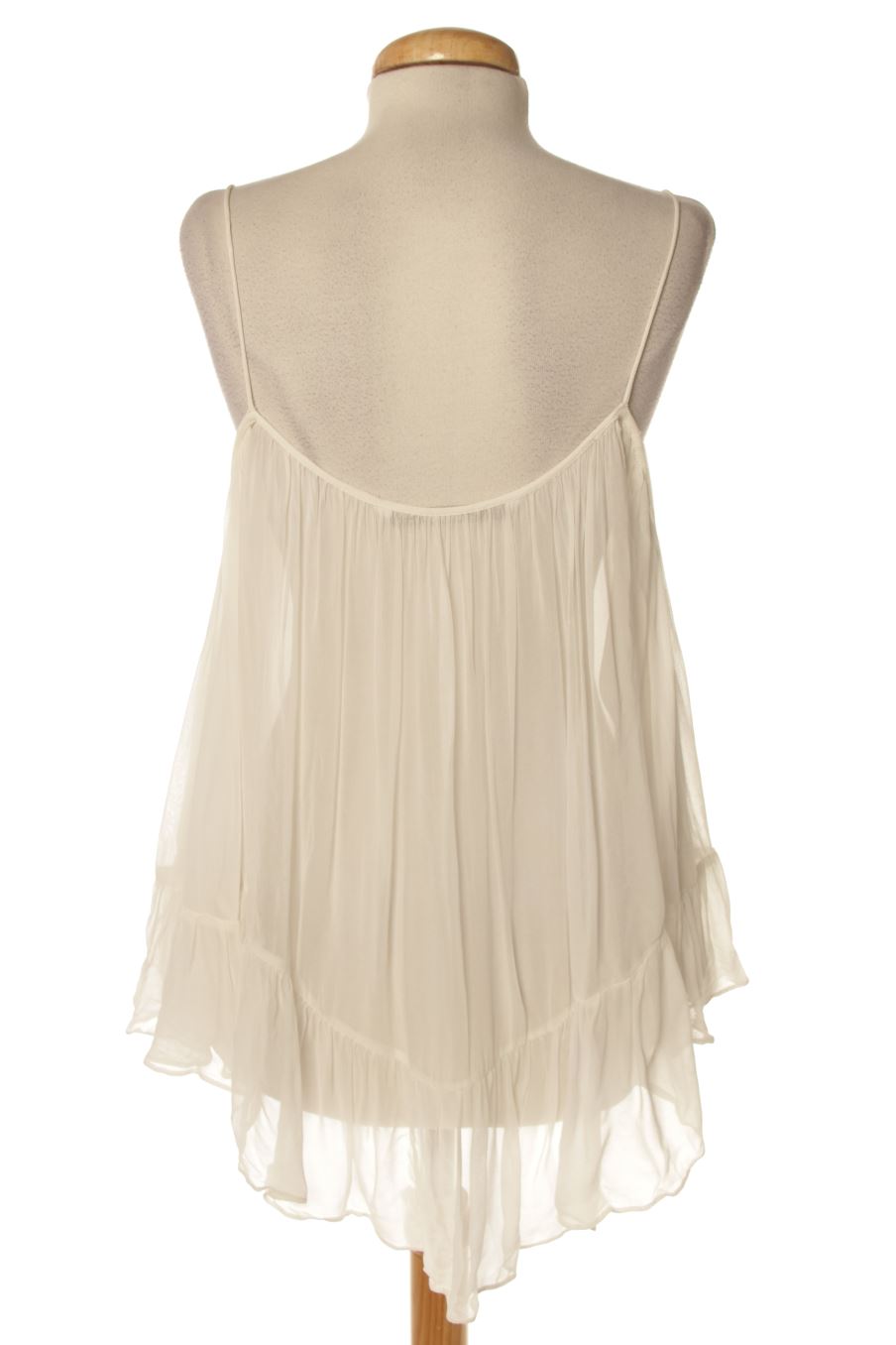 Blusa de manga larga de Trafaluc de la talla M, de color blanco