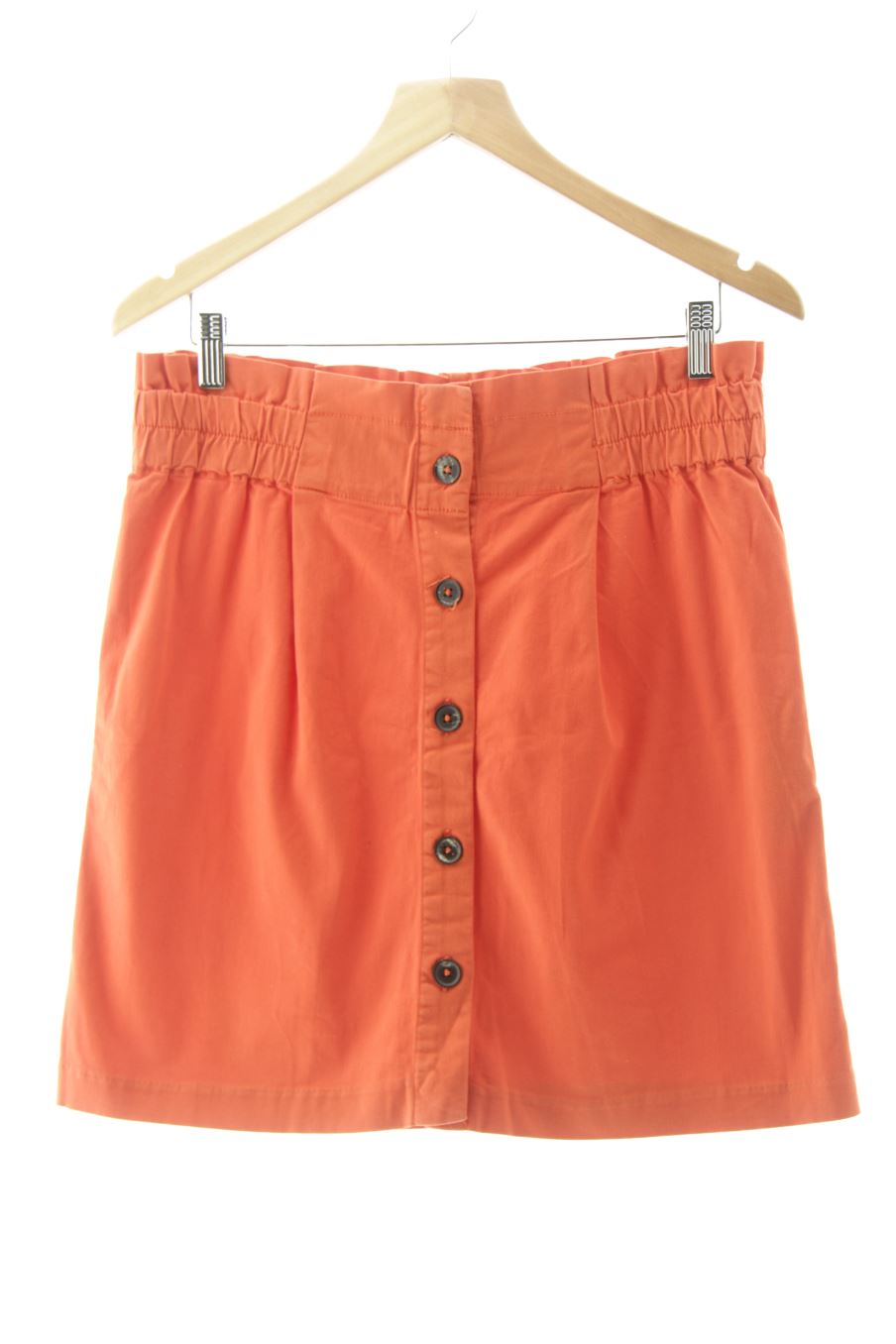 Falda de Naf Naf de la talla 40, de color naranja