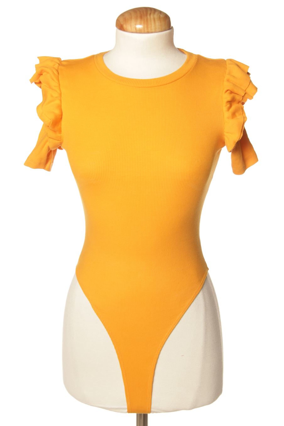 Body de Zara de la talla S, de color naranja