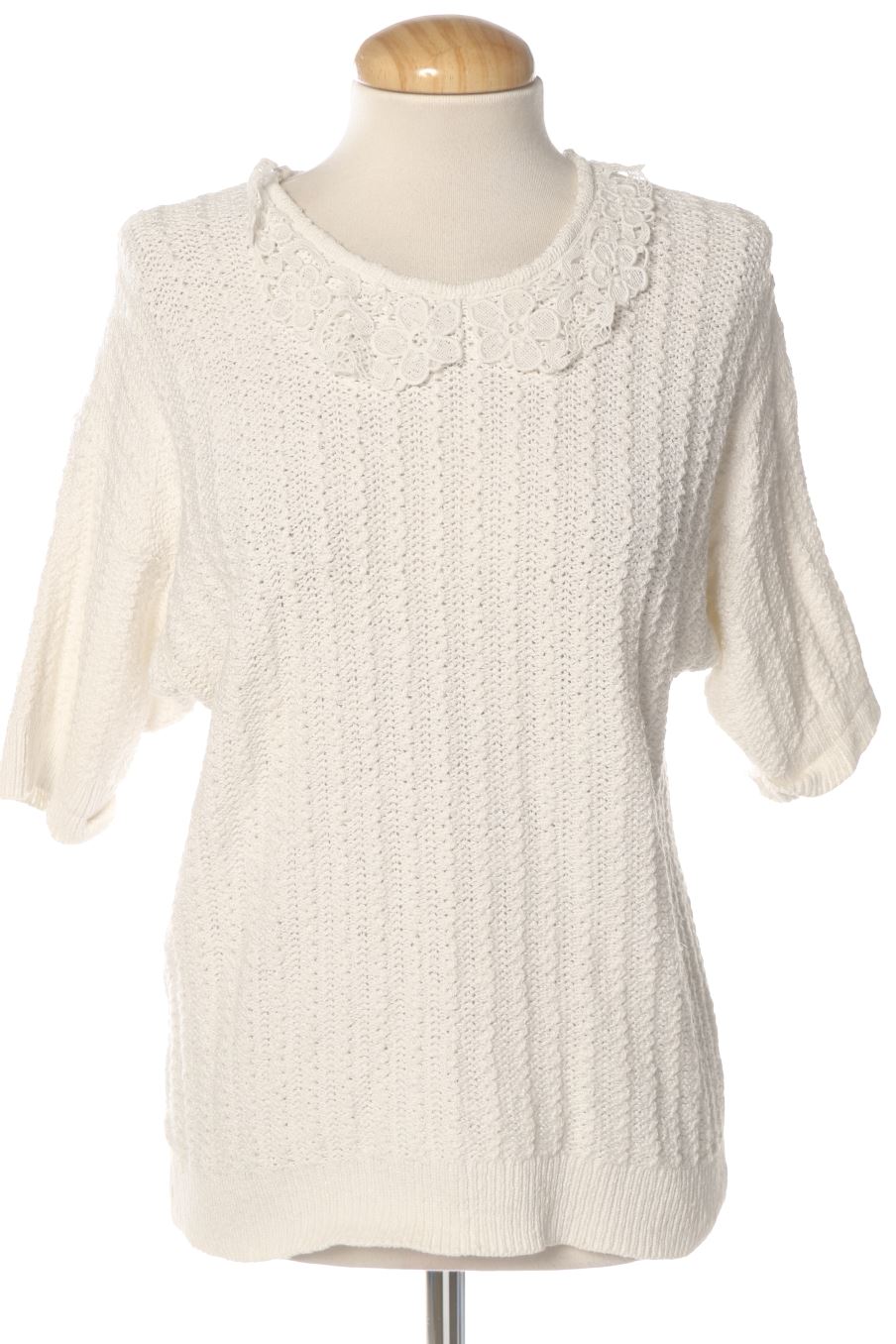 Pull Pierre Cardin de la taille M, de couleur blanc