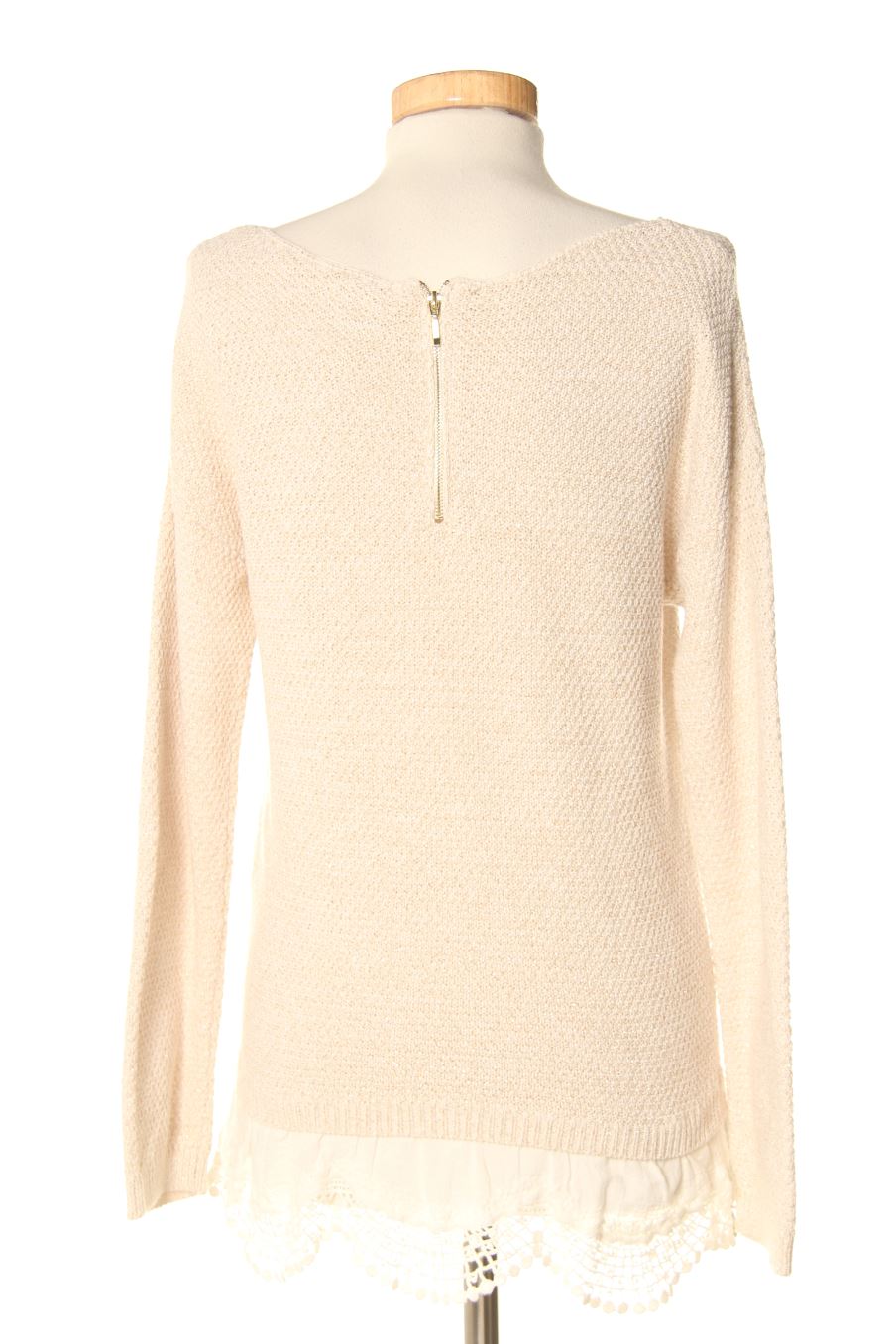 Pull Naf Naf de la taille S, de couleur blanc