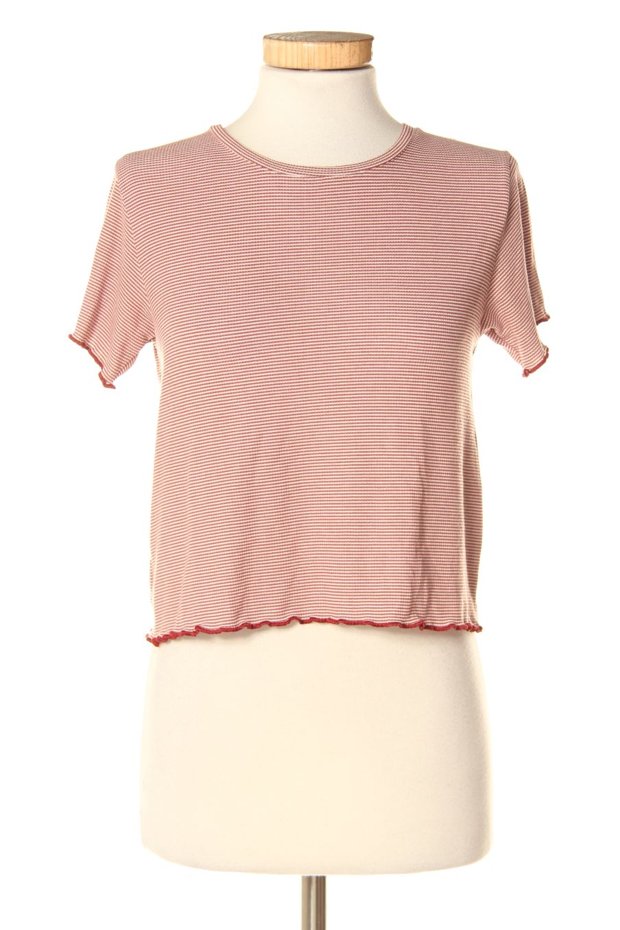 T-shirt Brownie de la taille XS, de couleur bordeaux