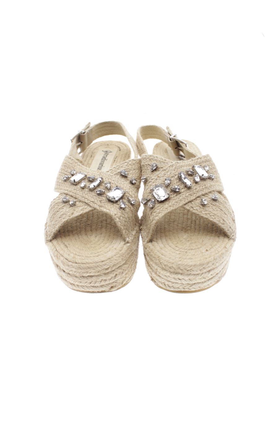Plataformas de Stradivarius de la talla 40, de color beige de