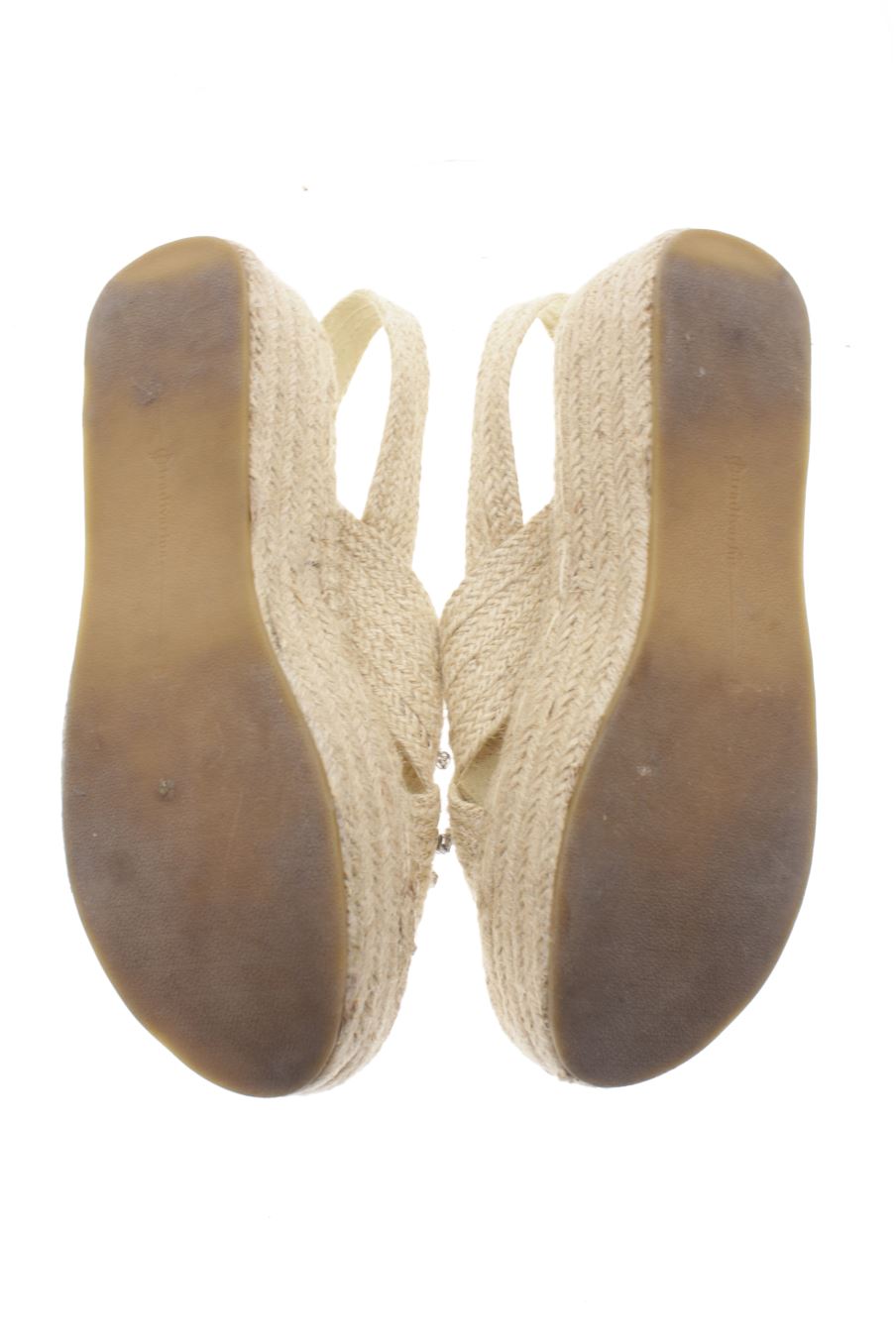 Plataformas de Stradivarius de la talla 40, de color beige de