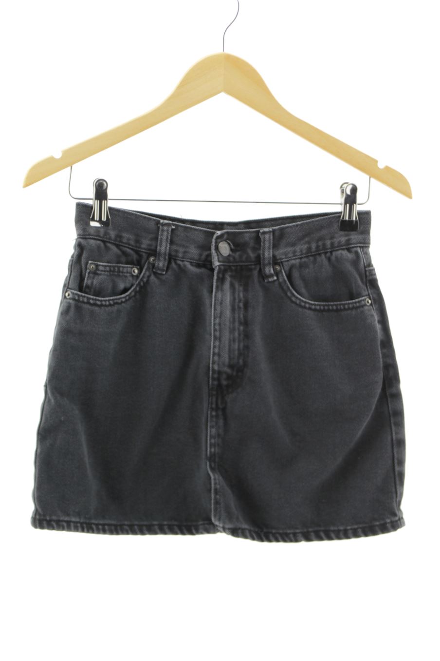 Jupe Pull & Bear de la taille S, de couleur noir de denim