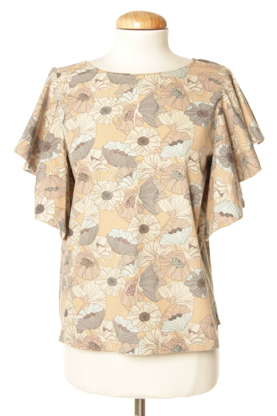 Blouse à manches longues Mango de la taille M, de couleur fleurs