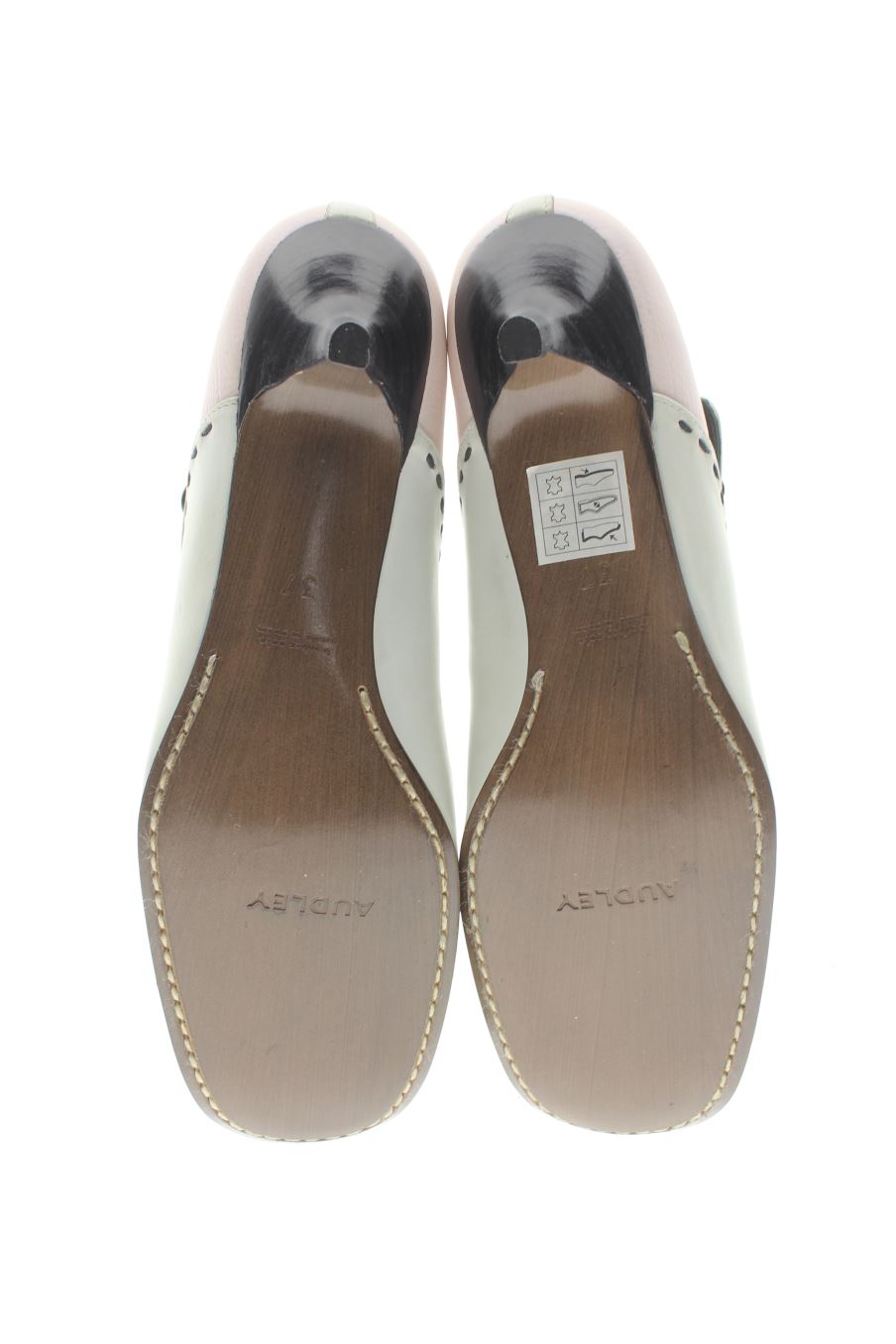 Zapatos de tacon de Audley de la talla 37, de color estampado de