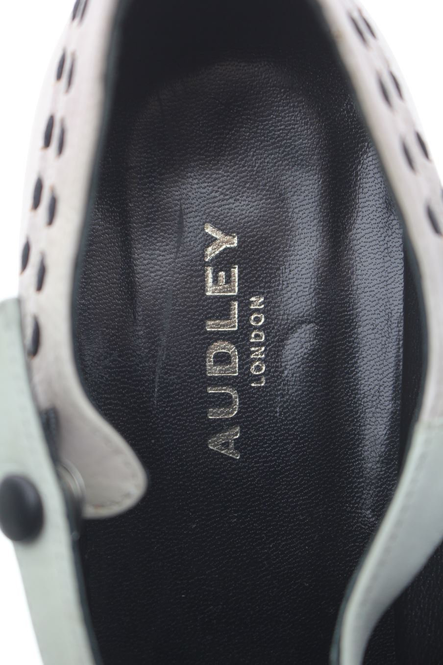 Zapatos de tacon de Audley de la talla 37, de color estampado de