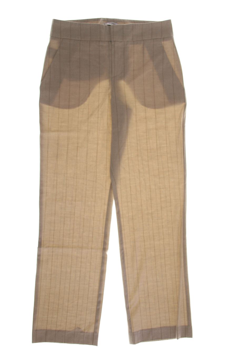 Pantalón de Mango de la talla 34, de color beige